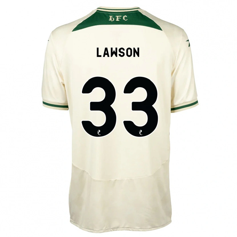 Danxen Uomo Maglia Poppy Lawson #33 Verde Foresta Bianco Kit Gara Away 2026/27 Maglietta