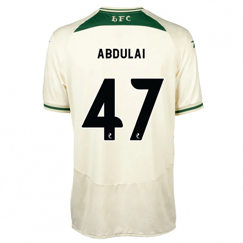 Danxen Uomo Maglia Azeem Abdulai #47 Verde Foresta Bianco Kit Gara Away 2026/27 Maglietta