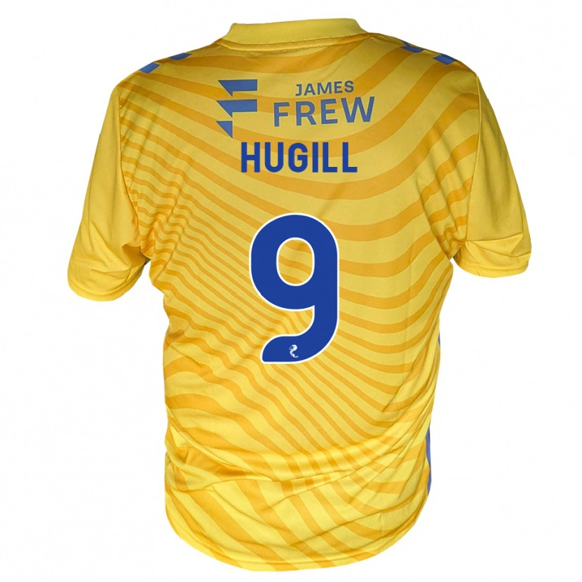 Danxen Uomo Maglia Joe Hugill #9 Giallo Blu Reale Kit Gara Away 2026/27 Maglietta