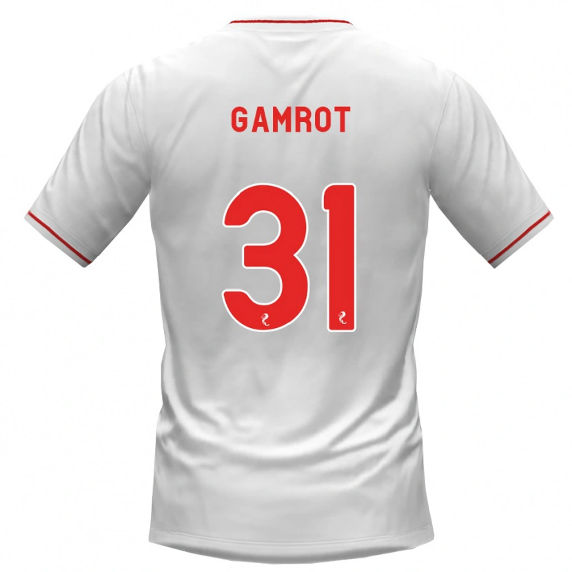 Danxen Uomo Maglia Schenai Gamrot #31 Rosso Bianco Kit Gara Away 2026/27 Maglietta