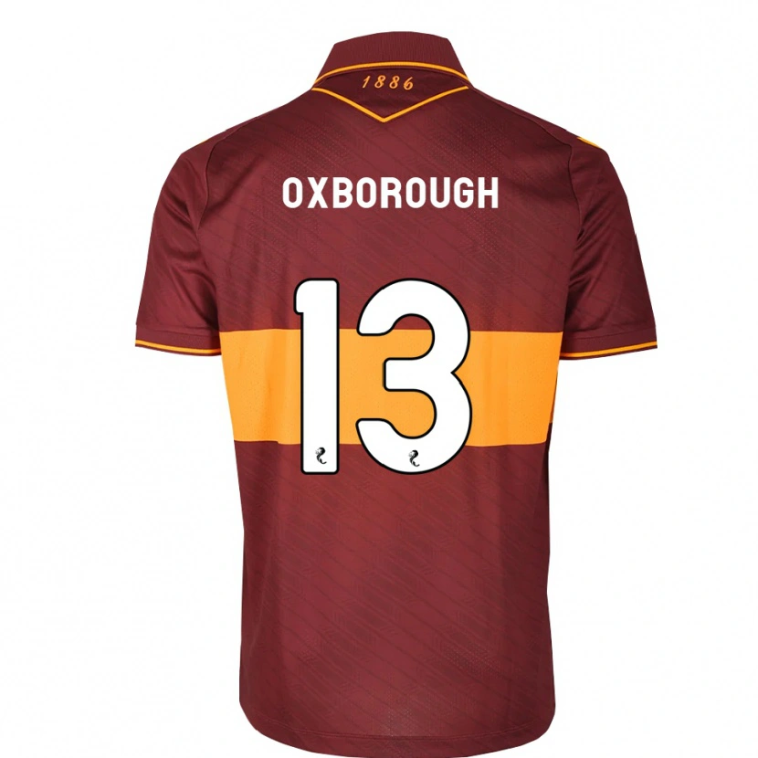 Danxen Uomo Maglia Aston Oxborough #13 Marrone Arancione Kit Gara Away 2026/27 Maglietta
