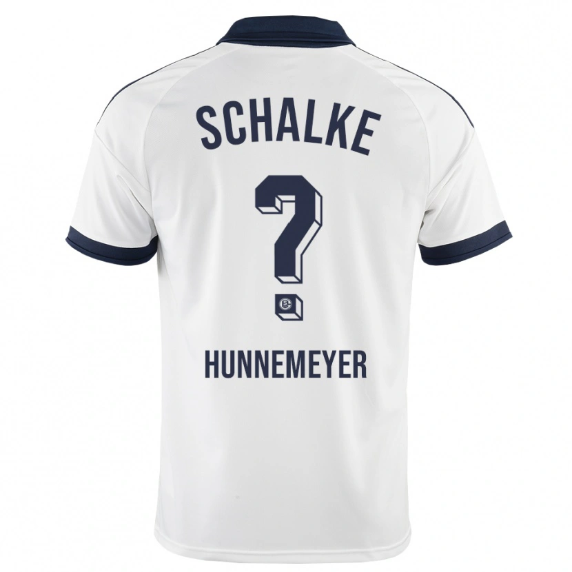 Danxen Uomo Maglia Maja Hünnemeyer #0 Bianco Nero Kit Gara Away 2026/27 Maglietta