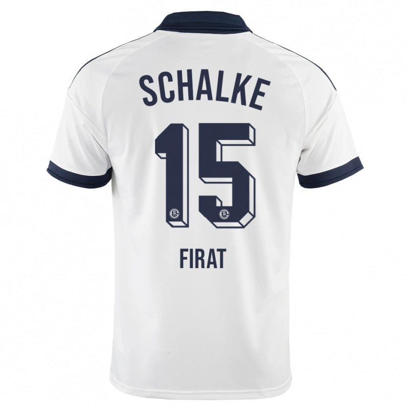 Danxen Uomo Maglia Kaan Fırat #15 Bianco Nero Kit Gara Away 2026/27 Maglietta
