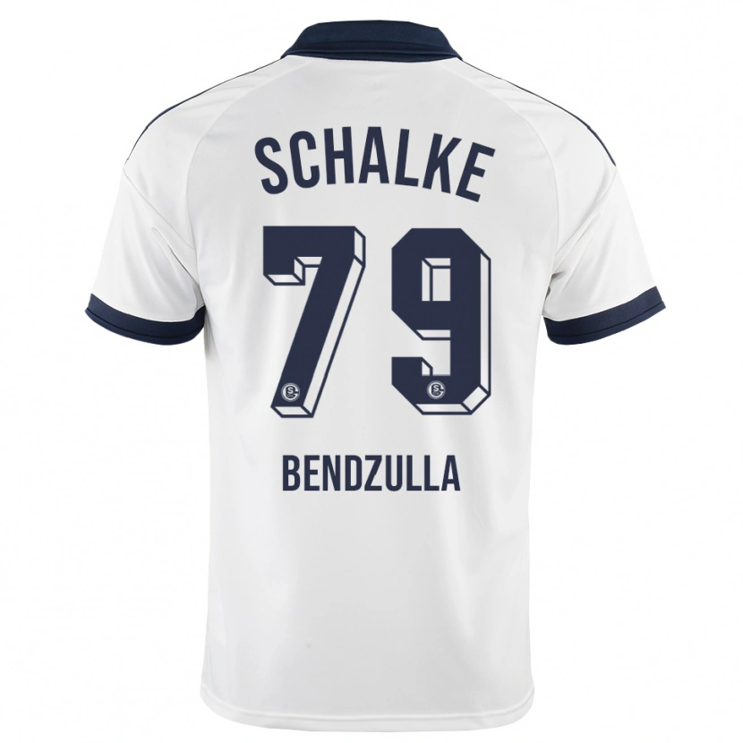 Danxen Uomo Maglia Leonie Bendzulla #79 Bianco Nero Kit Gara Away 2026/27 Maglietta