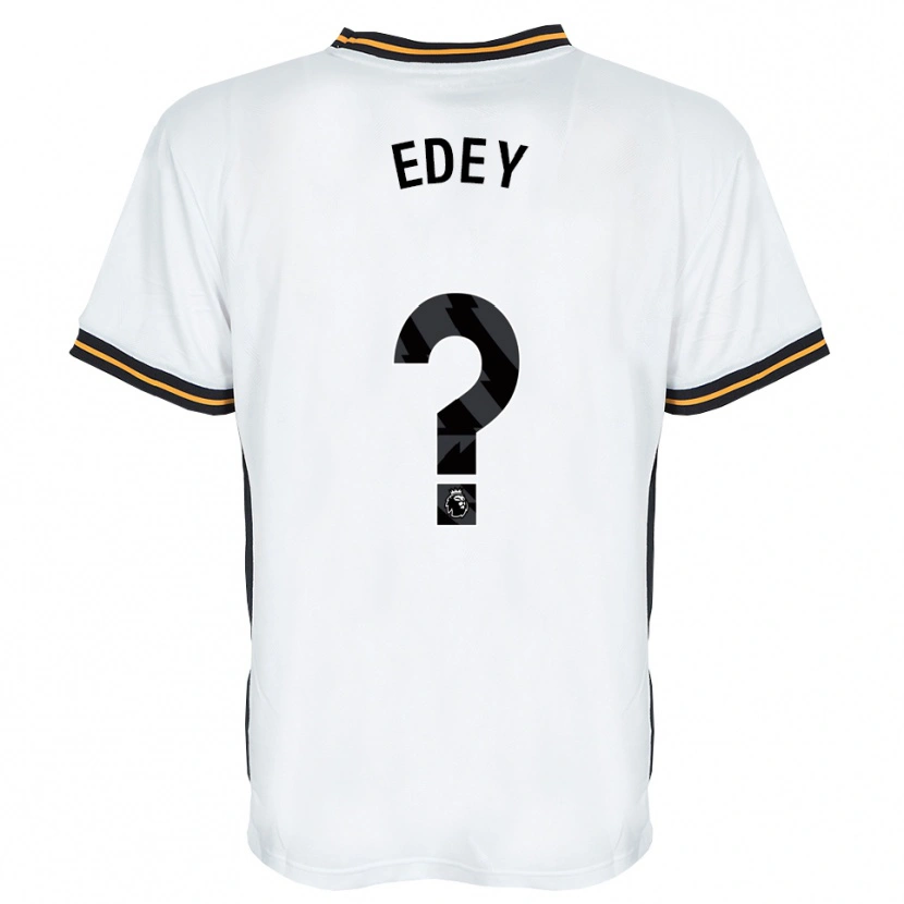 Danxen Uomo Maglia Alex Edey #0 Bianco Arancione Nero Kit Gara Away 2026/27 Maglietta