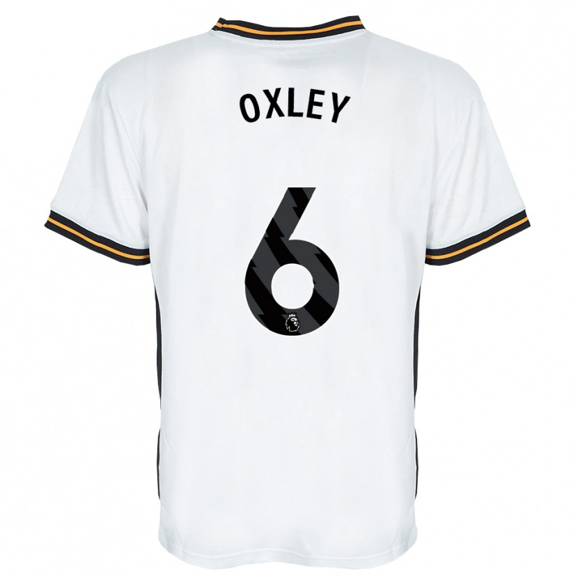 Danxen Uomo Maglia Tilly Oxley #6 Bianco Arancione Nero Kit Gara Away 2026/27 Maglietta