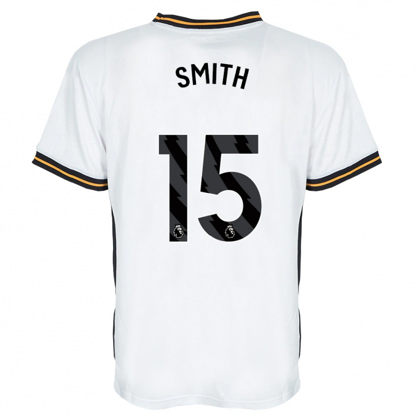 Danxen Uomo Maglia Suey Smith #15 Bianco Arancione Nero Kit Gara Away 2026/27 Maglietta