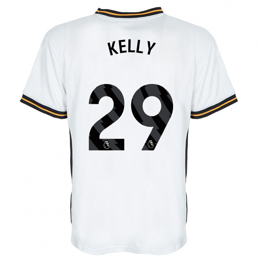Danxen Uomo Maglia Ace Kelly #29 Bianco Arancione Nero Kit Gara Away 2026/27 Maglietta