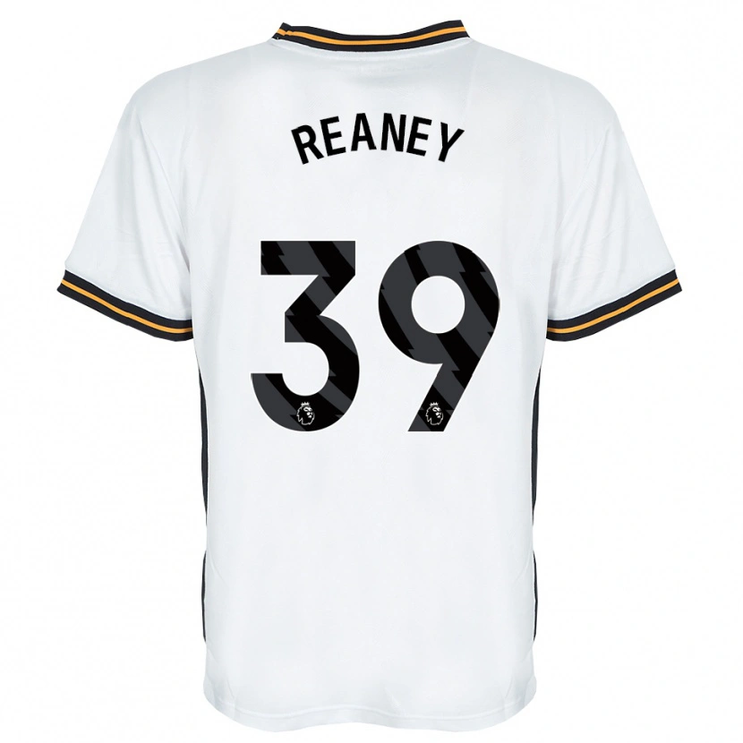 Danxen Uomo Maglia Mollie Reaney #39 Bianco Arancione Nero Kit Gara Away 2026/27 Maglietta