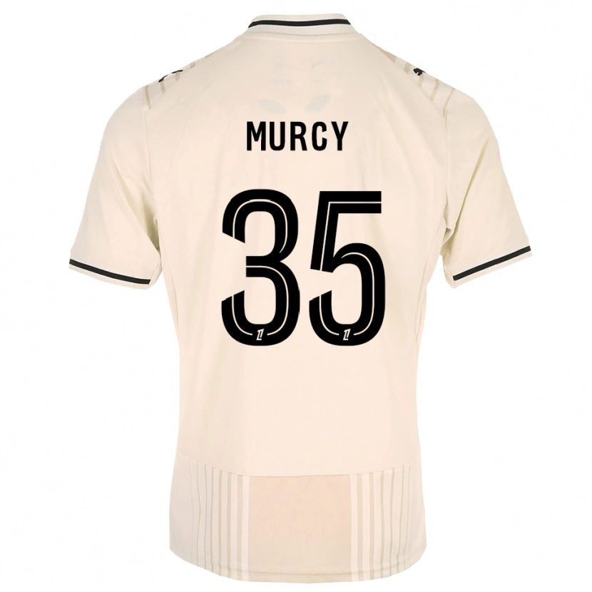 Danxen Uomo Maglia Roman Murcy #35 Oldlace Nero Bianco Antico Kit Gara Away 2026/27 Maglietta