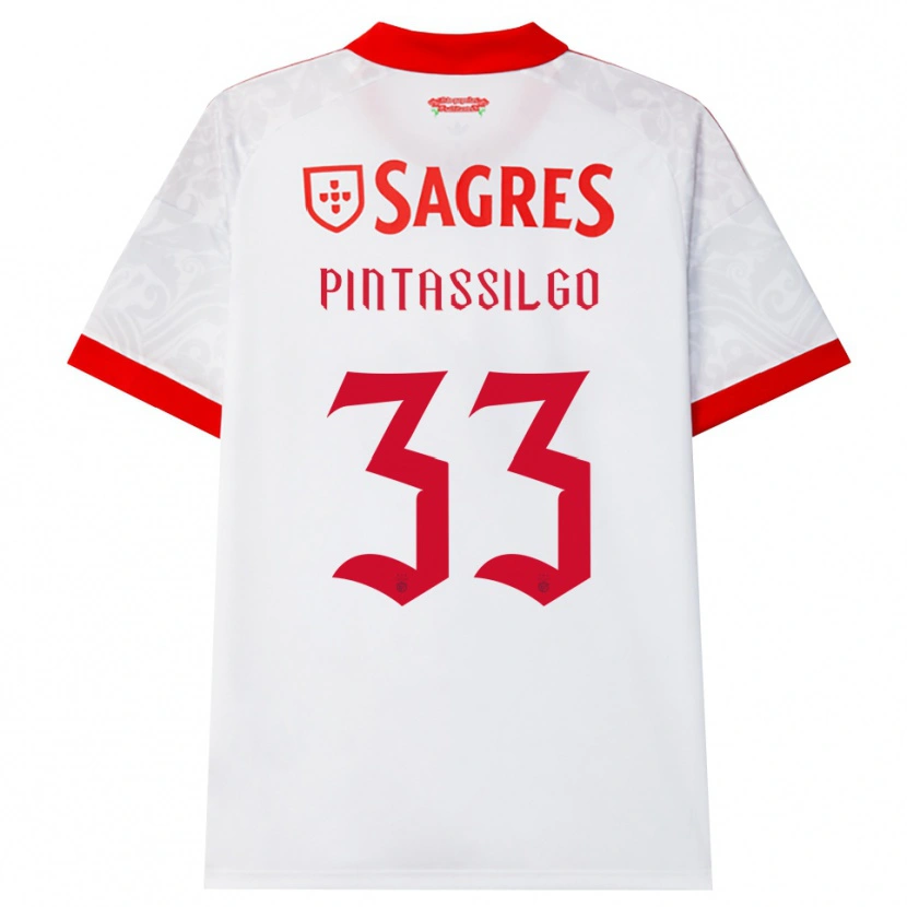 Danxen Uomo Maglia Lara Pintassilgo #33 Bianco Rosso Giallo Kit Gara Away 2026/27 Maglietta