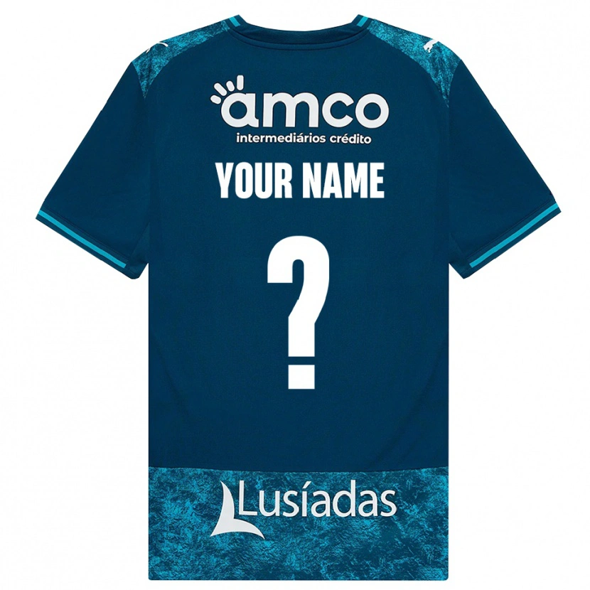Danxen Uomo Maglia Il Tuo Nome #0 Grigioardesiascuro Verdeacqua Kit Gara Away 2026/27 Maglietta