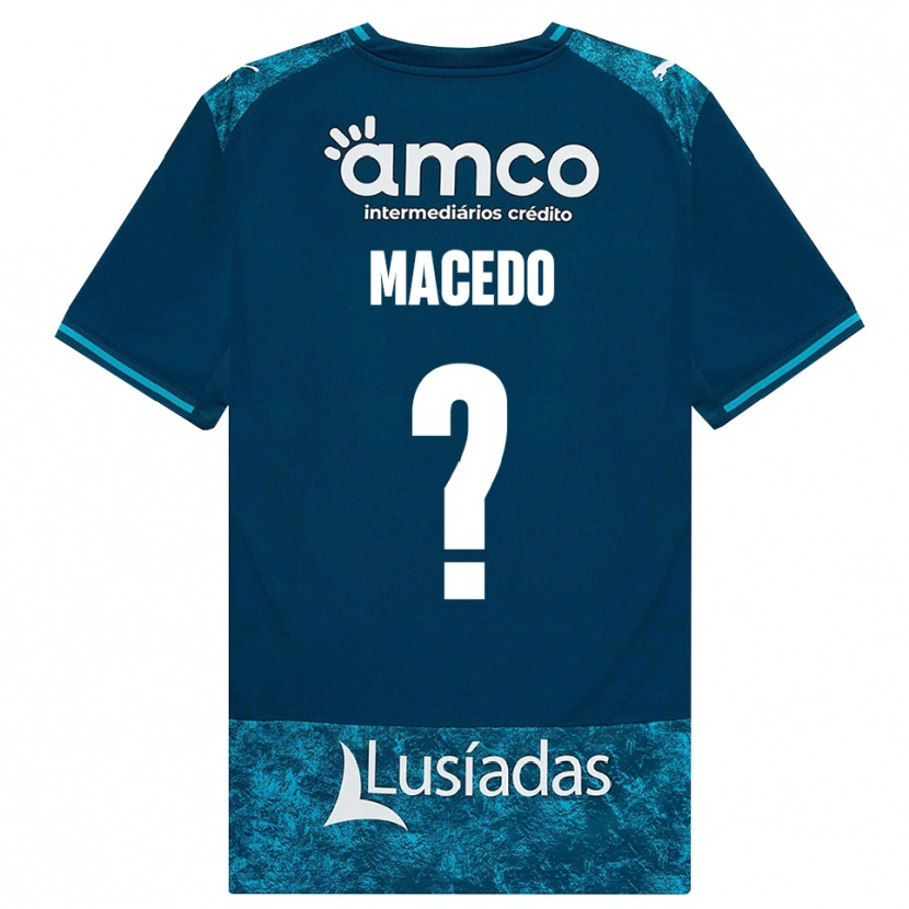 Danxen Uomo Maglia Tiago Macedo #0 Grigioardesiascuro Verdeacqua Kit Gara Away 2026/27 Maglietta