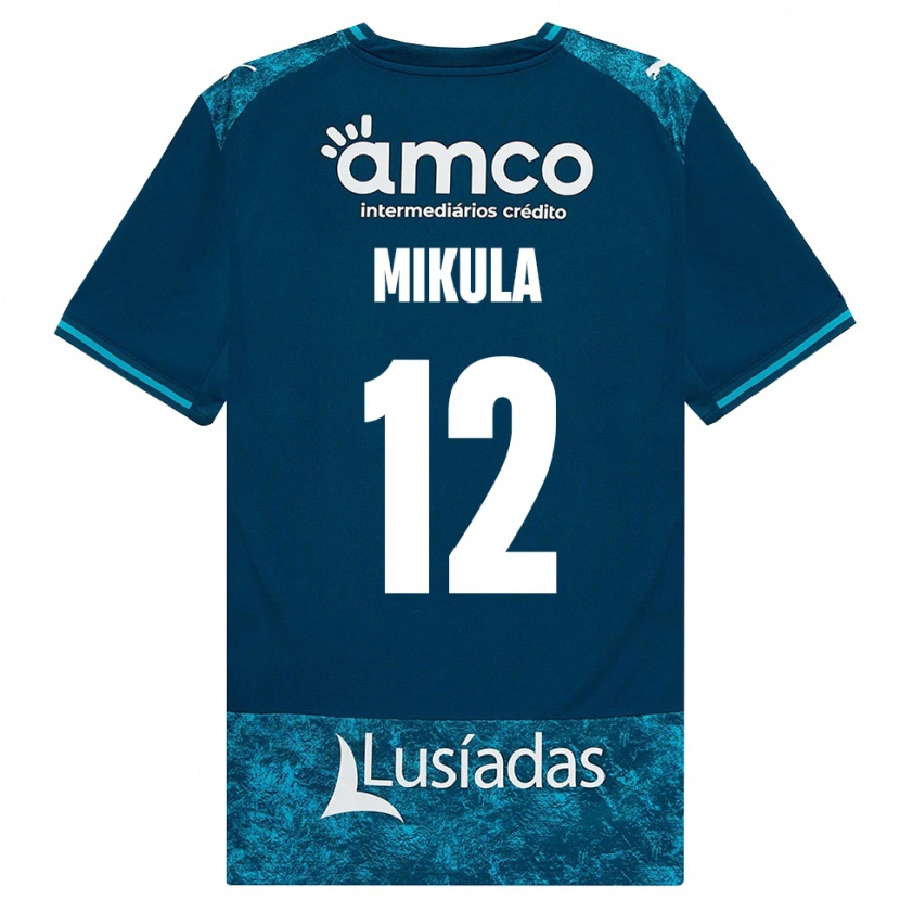 Danxen Uomo Maglia Matviy Mikula #12 Grigioardesiascuro Verdeacqua Kit Gara Away 2026/27 Maglietta