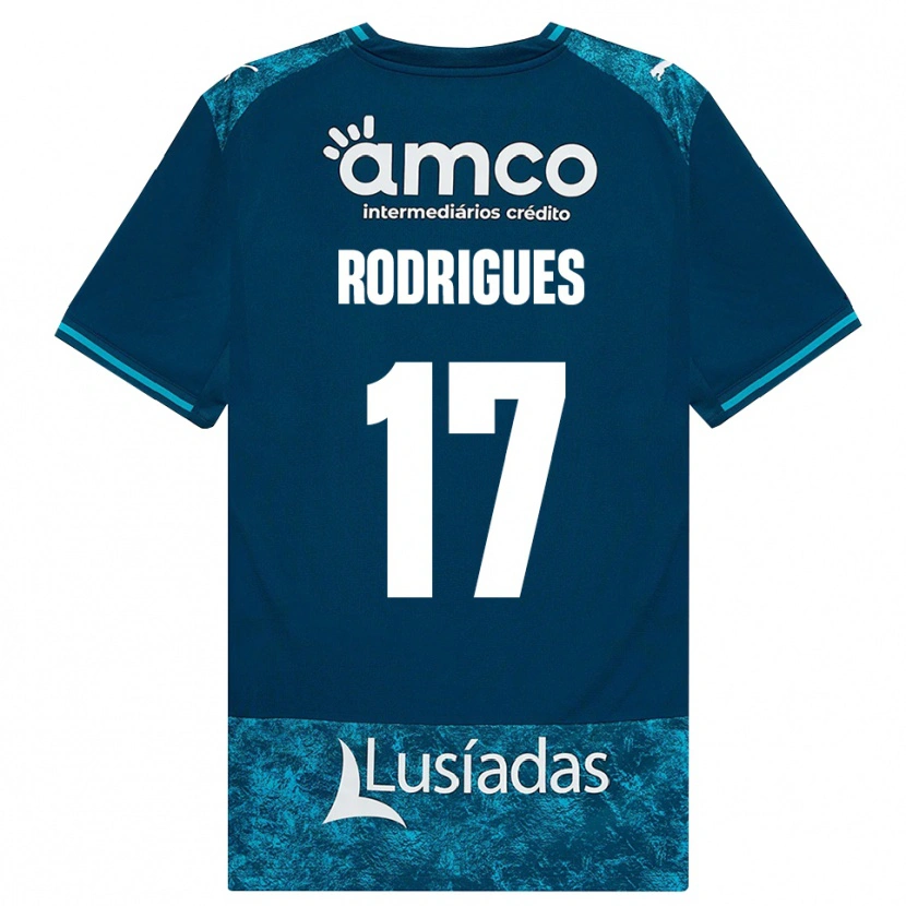 Danxen Uomo Maglia Tânia Rodrigues #17 Grigioardesiascuro Verdeacqua Kit Gara Away 2026/27 Maglietta
