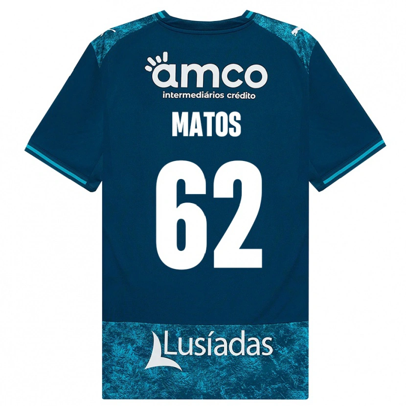 Danxen Uomo Maglia Nuno Matos #62 Grigioardesiascuro Verdeacqua Kit Gara Away 2026/27 Maglietta