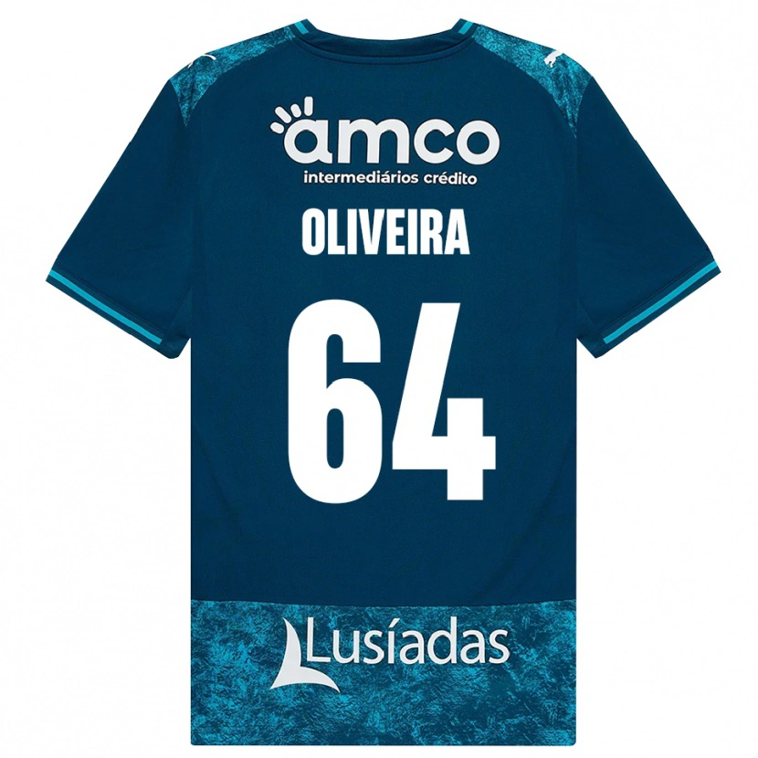 Danxen Uomo Maglia Lucas Oliveira #64 Grigioardesiascuro Verdeacqua Kit Gara Away 2026/27 Maglietta
