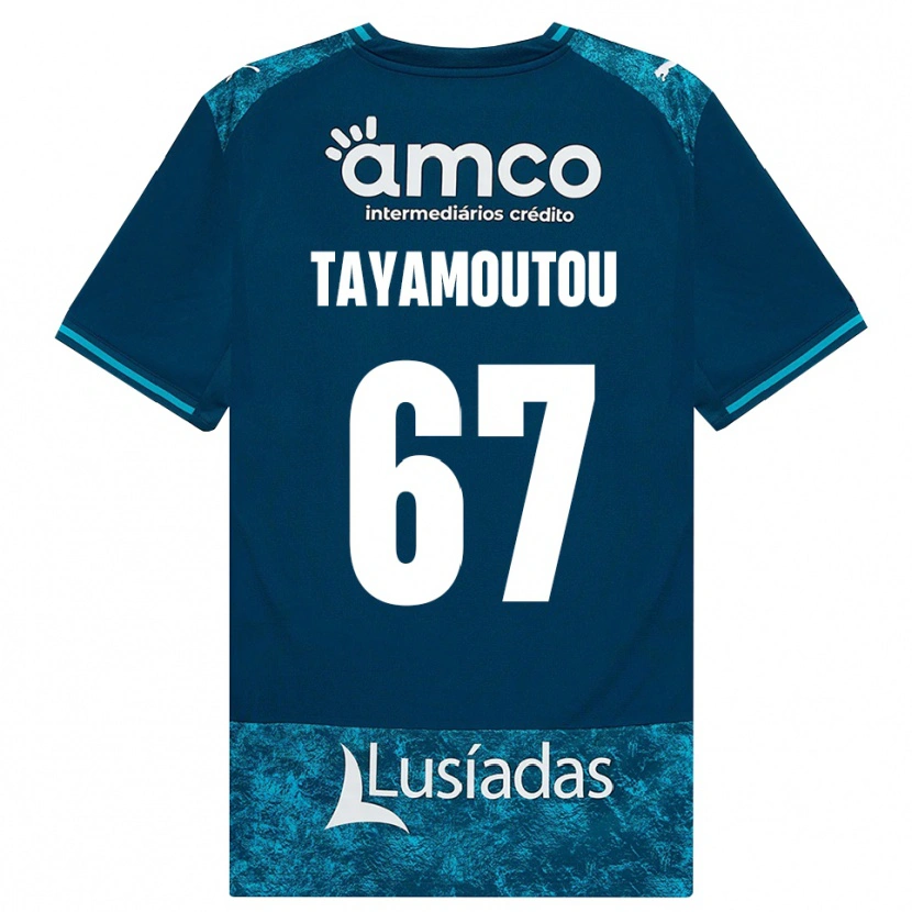 Danxen Uomo Maglia Enzo Tayamoutou #67 Grigioardesiascuro Verdeacqua Kit Gara Away 2026/27 Maglietta