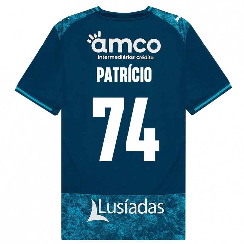 Danxen Uomo Maglia Nuno Patrício #74 Grigioardesiascuro Verdeacqua Kit Gara Away 2026/27 Maglietta