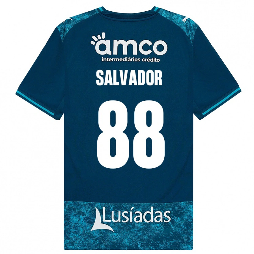 Danxen Uomo Maglia João Salvador #88 Grigioardesiascuro Verdeacqua Kit Gara Away 2026/27 Maglietta