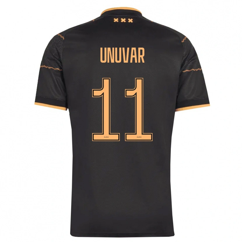 Danxen Uomo Maglia Naci Unuvar #11 Nero Arancione Kit Gara Away 2026/27 Maglietta