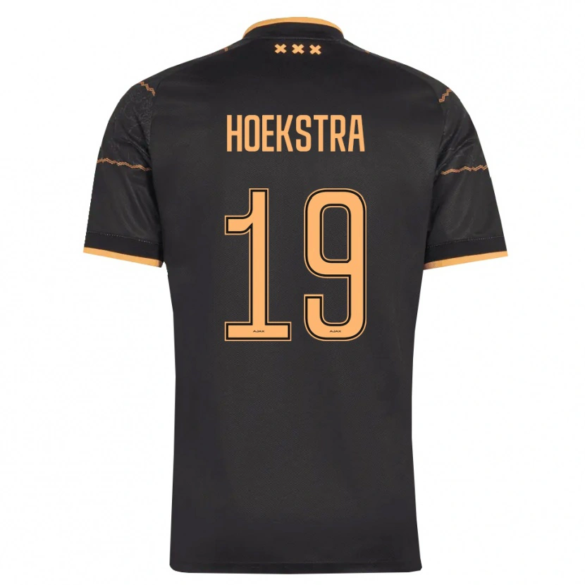 Danxen Uomo Maglia Tiny Hoekstra #19 Nero Arancione Kit Gara Away 2026/27 Maglietta