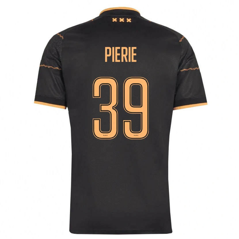 Danxen Uomo Maglia Kik Pierie #39 Nero Arancione Kit Gara Away 2026/27 Maglietta