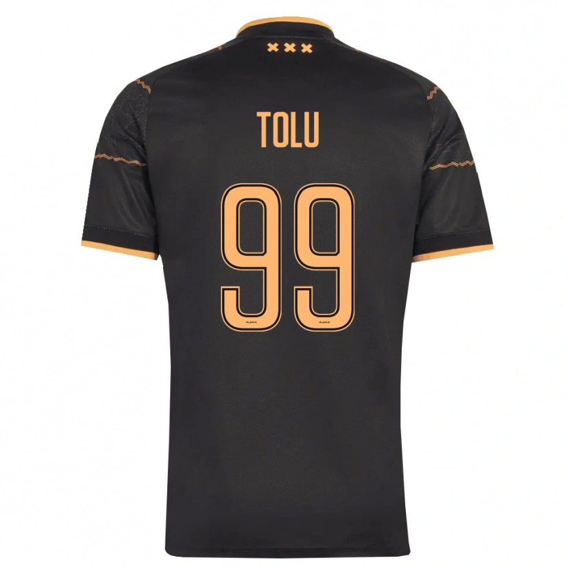 Danxen Uomo Maglia Tolu Arokodare #99 Nero Arancione Kit Gara Away 2026/27 Maglietta