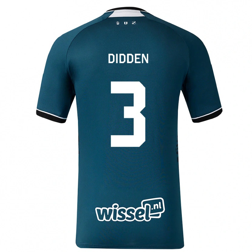 Danxen Uomo Maglia Matisse Didden #3 Grigioardesiascuro Bianco Kit Gara Away 2026/27 Maglietta