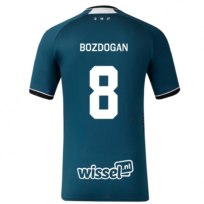 Danxen Uomo Maglia Can Bozdogan #8 Grigioardesiascuro Bianco Kit Gara Away 2026/27 Maglietta