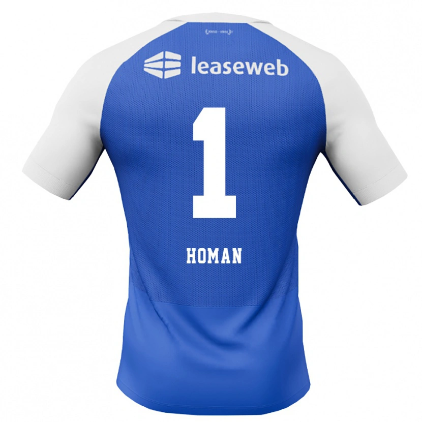Danxen Uomo Maglia Nick Homan #1 Blu Dodger Rosso Bianco Kit Gara Away 2026/27 Maglietta