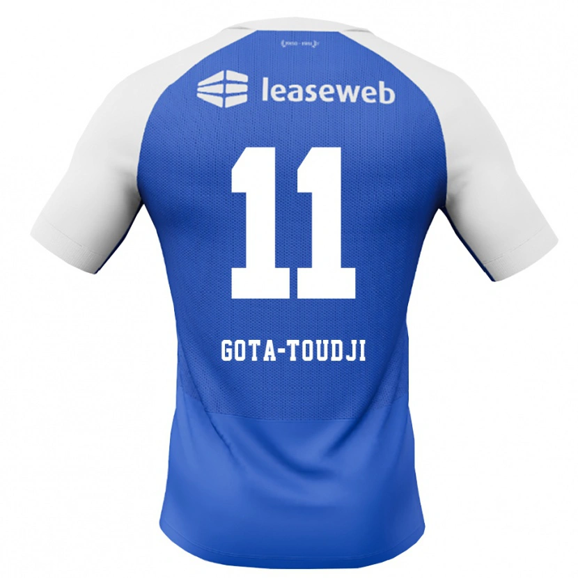 Danxen Uomo Maglia Mawulom Gota-Toudji #11 Blu Dodger Rosso Bianco Kit Gara Away 2026/27 Maglietta