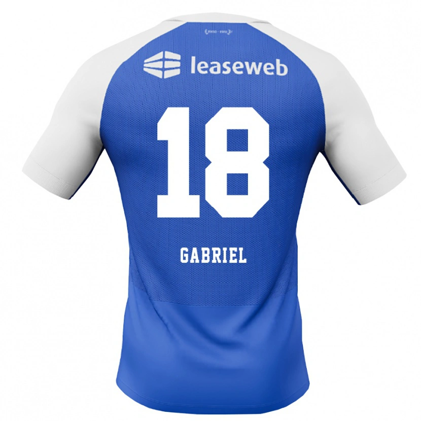 Danxen Uomo Maglia Gabriel Jongens #18 Blu Dodger Rosso Bianco Kit Gara Away 2026/27 Maglietta