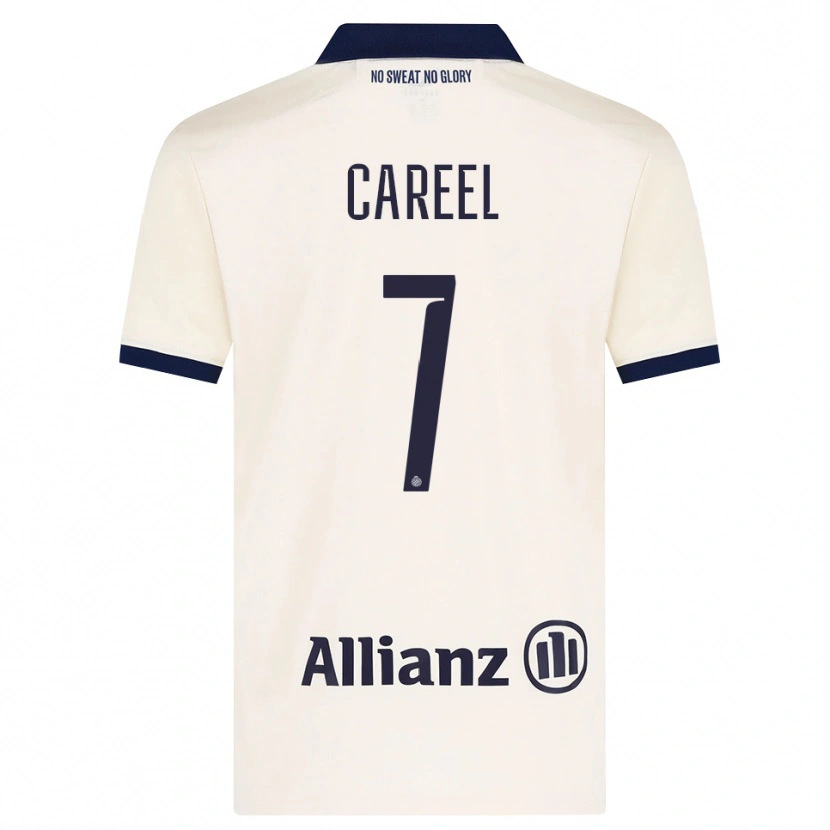 Danxen Uomo Maglia Oona Careel #7 Beige Nero Kit Gara Away 2026/27 Maglietta