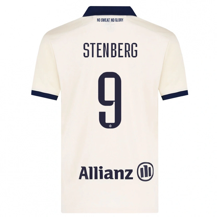 Danxen Uomo Maglia Hanna Stenberg #9 Beige Nero Kit Gara Away 2026/27 Maglietta