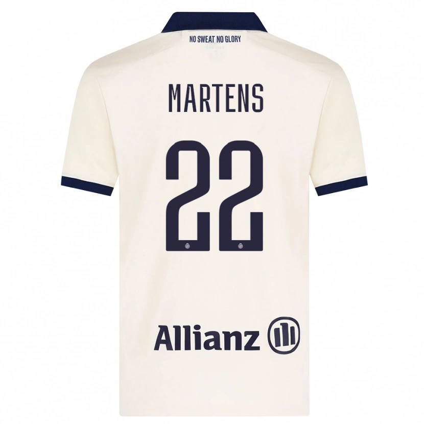 Danxen Uomo Maglia Quinze Martens #22 Beige Nero Kit Gara Away 2026/27 Maglietta