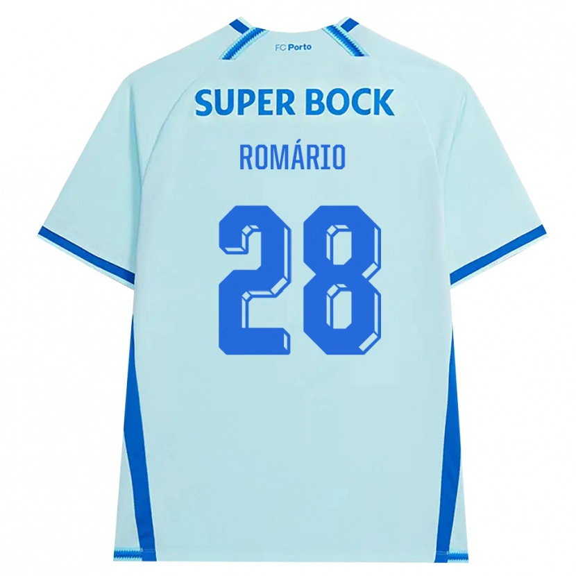 Danxen Uomo Maglia Romario Baro #28 Azzurro Chiaro Blu Kit Gara Third 2026/27 Maglietta