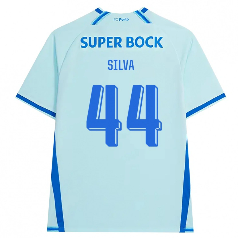 Danxen Uomo Maglia Felipe Silva #44 Azzurro Chiaro Blu Kit Gara Third 2026/27 Maglietta