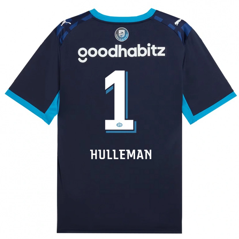 Danxen Uomo Maglia Daan Hulleman #1 Blu Dodger Blu Reale Kit Gara Third 2026/27 Maglietta