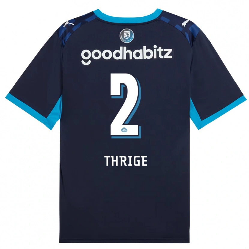 Danxen Uomo Maglia Sara Thrige #2 Blu Dodger Blu Reale Kit Gara Third 2026/27 Maglietta
