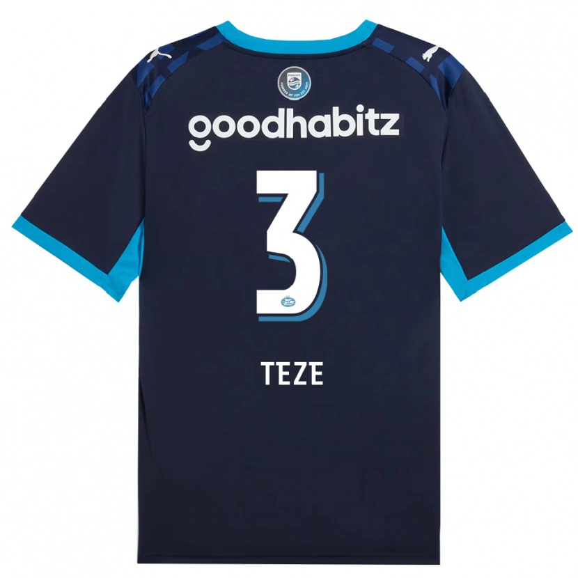 Danxen Uomo Maglia Jordan Teze #3 Blu Dodger Blu Reale Kit Gara Third 2026/27 Maglietta