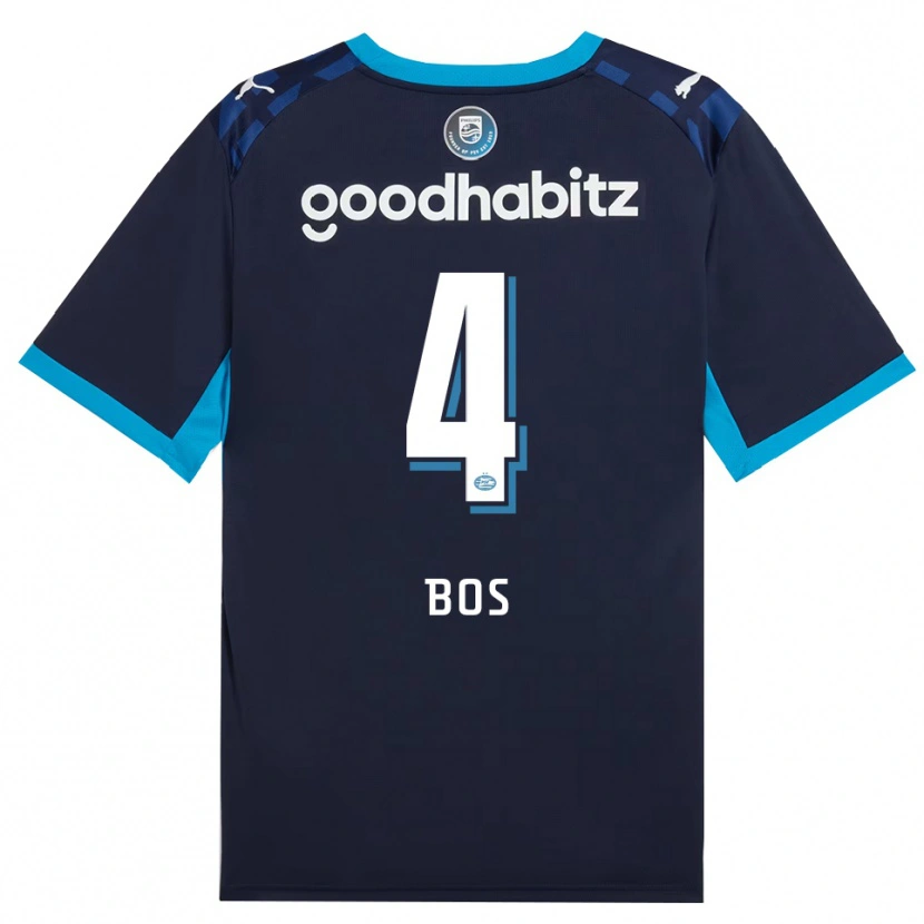 Danxen Uomo Maglia Floris Bos #4 Blu Dodger Blu Reale Kit Gara Third 2026/27 Maglietta
