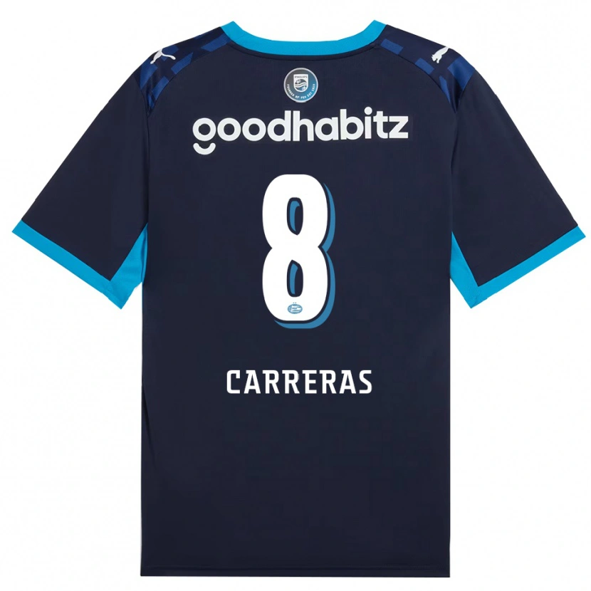Danxen Uomo Maglia Georgina Carreras #8 Blu Dodger Blu Reale Kit Gara Third 2026/27 Maglietta