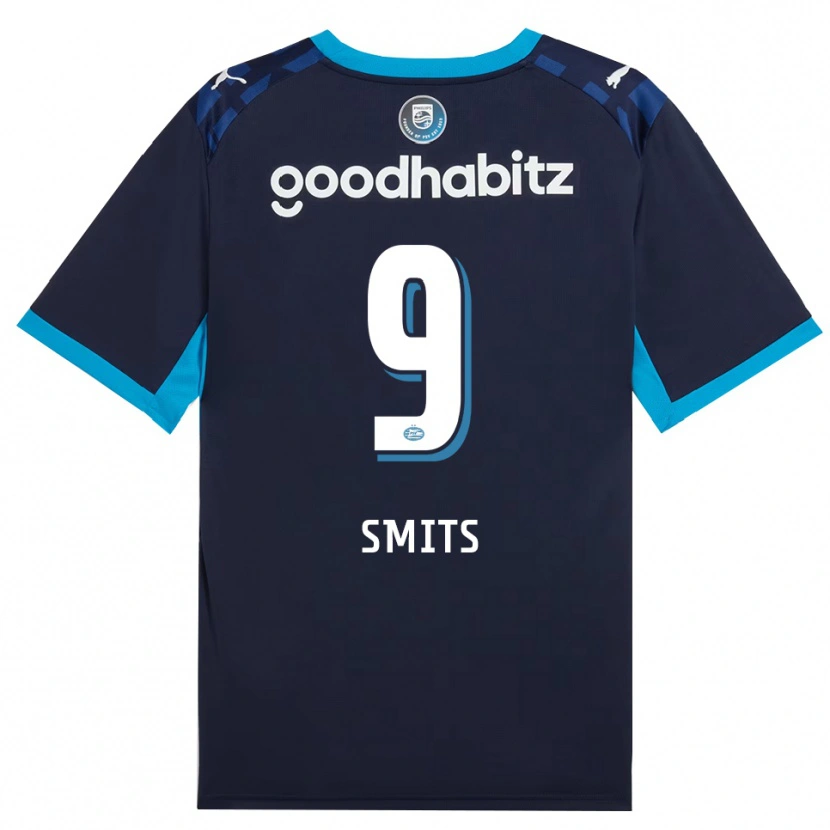 Danxen Uomo Maglia Joelle Smits #9 Blu Dodger Blu Reale Kit Gara Third 2026/27 Maglietta