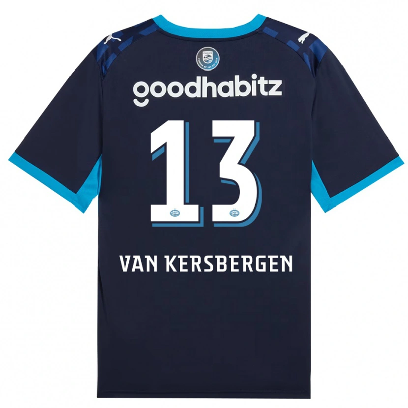 Danxen Uomo Maglia Sander Van Kersbergen #13 Blu Dodger Blu Reale Kit Gara Third 2026/27 Maglietta