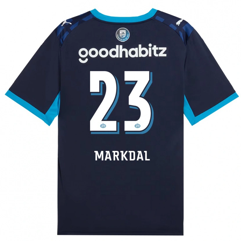 Danxen Uomo Maglia Mikkel Markdal #23 Blu Dodger Blu Reale Kit Gara Third 2026/27 Maglietta