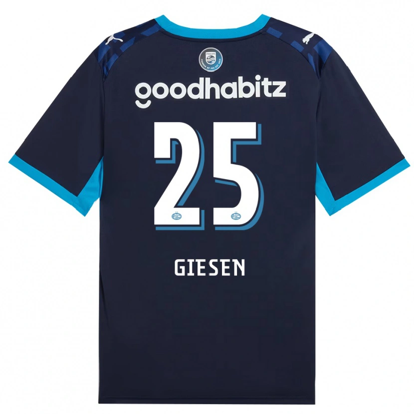 Danxen Uomo Maglia Suzanne Giesen #25 Blu Dodger Blu Reale Kit Gara Third 2026/27 Maglietta