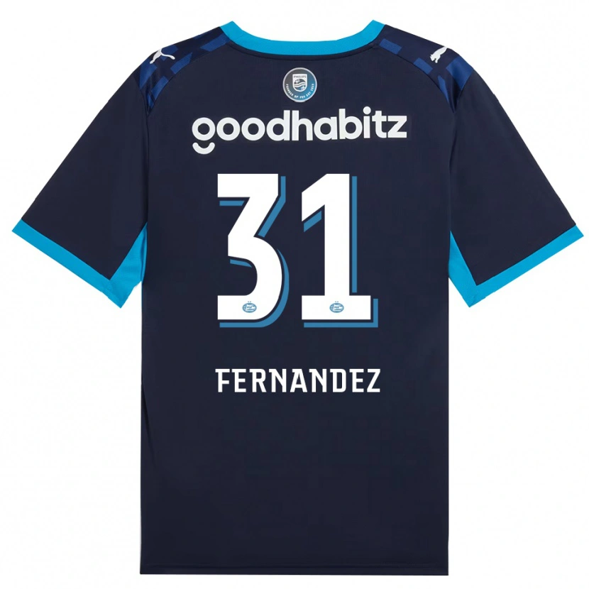 Danxen Uomo Maglia Noah Fernandez #31 Blu Dodger Blu Reale Kit Gara Third 2026/27 Maglietta