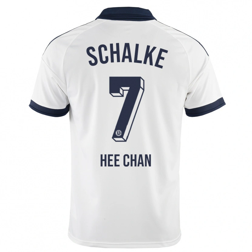Danxen Uomo Maglia Hee-Chan Hwang #7 Bianco Nero Kit Gara Away 2026/27 Maglietta
