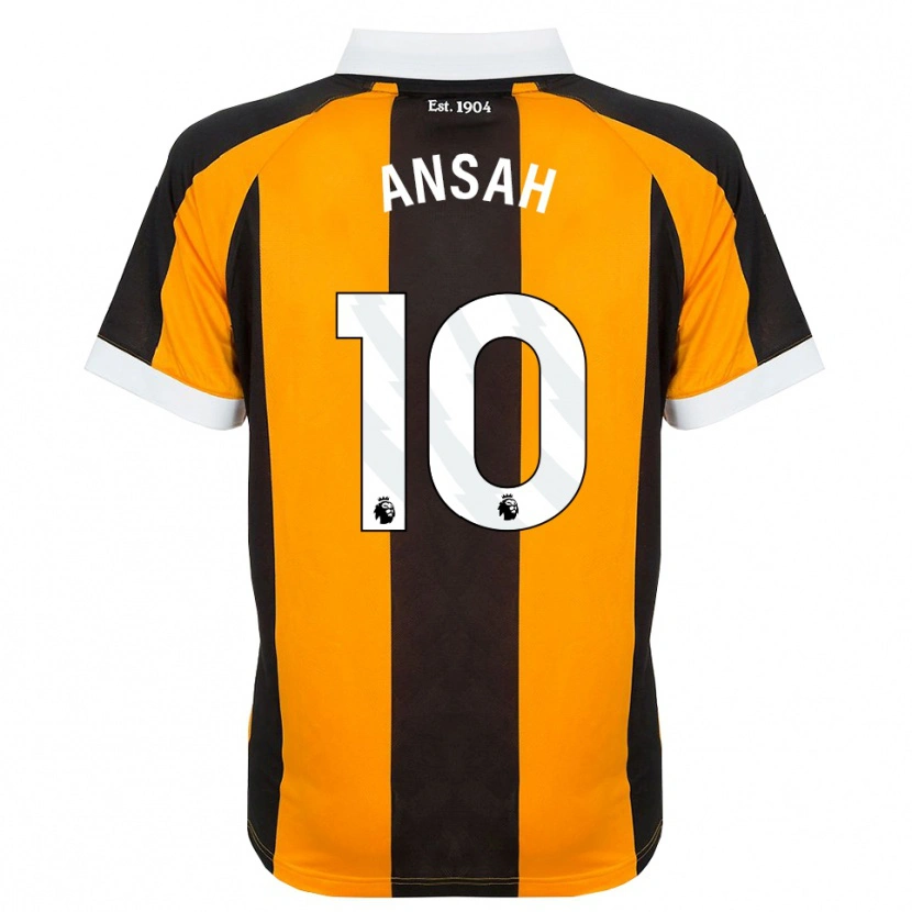 Danxen Uomo Maglia Ilyas Ansah #10 Arancione Nero Bianco Kit Gara Home 2026/27 Maglietta